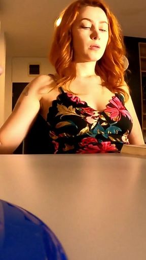 Must-see moment from &quot;Cock teasing mutual masturbation with new hot and horny redhead secretary who loves to cream the cock&quot;