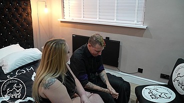 Cuckold - Cuckchair 12 - Mistress Rebeca swings and Rockhardo black