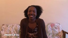slutty black bitch open tight pink pussy and ass for big white cock