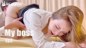 Mr Bunny gets boss' bossy boots and gets boned for 72+ hours straight