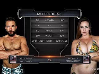 Bella Rossi vs Will Pounder - Big Booty Bella Rides Again