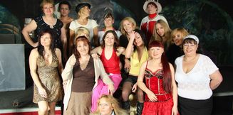 Big mature sex party at the lesbian bar