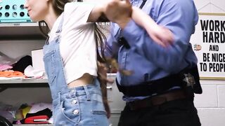Feisty teen thief big cock punishment