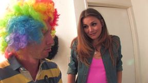 Big Butt Allie Humped By Clown