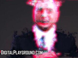 DIGITALPLAYGROUND - Janice Griffith Teams Up With Demi Sutra To Make Dad Cum And Lose The Game