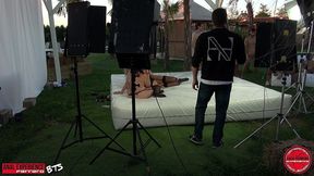 bts of the scene: casting 2 - orgy party anal experience: bbc, black and white, atm, anal, deep, rough, outdoor.