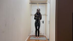 Asia&#039;s Leather Clad Vixen: Bound, Gagged, &amp; Breathless