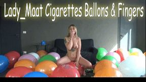 Lady_maat cigarettes balloons and fingers