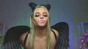Hot Ahegao Devil Witch Cum