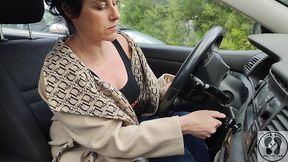 frustrated woman desperation car problems pe dal pump fetish