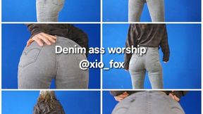 Worship my ass in Denim