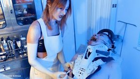 Burning Treatment for a Patient in Braces