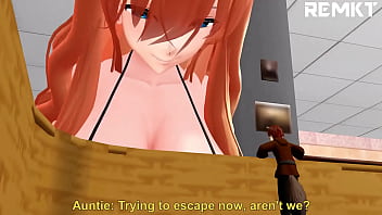 (Giantess MMD) Red Riding Hood's Naughty&#x1F608; Little Visit