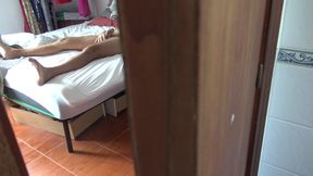 Stepmom Watching Her Stepson Masturbate Before She Helps Him