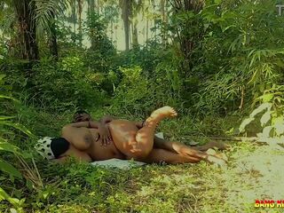 Outdoor Enchanting Sex With Sexy Colledge Sweetheart In The Bush