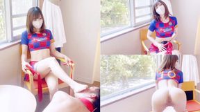 Slave licks mistress's ass&#x1F351; and pussy&#x270C; in hotel window view?