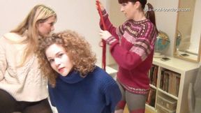 BONDAGE LESSONS IN WOOL TIGHTS