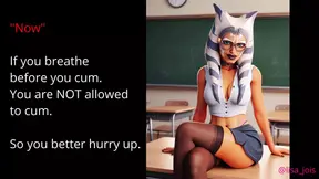 Ahsoka Tano Submission to Her Master's CBT & Breathplay Commands