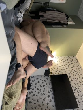 Daddy Fucks & Spunks up His Dirty Talking Sluts Cum Hole