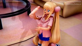 Kokonoe Rin(Oppai) - Creampie from a ghost (Kodomo no Jikan)