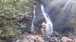 Public Waterfall Blowjob