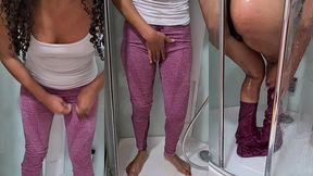pissing for a fan - he requested a custom video - i love to pee clothed!