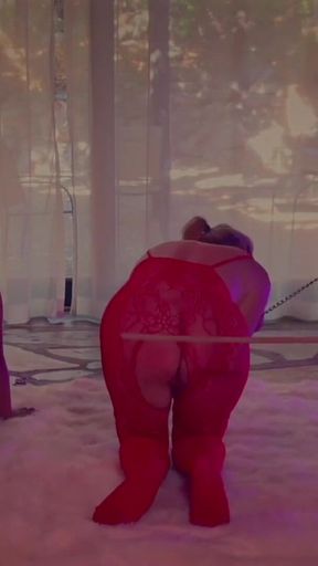 Captivating moment from &quot;Dominatrix Mistress April - Comeback of the Slut Part 2&quot;