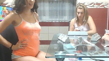 I play with them but i masturbating under the table
