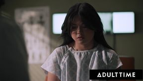 ADULT TIME - FEED ME Asian Teen Lulu Chu Satisfies Cum Cravings With Double Facial 3-Way - PART 2