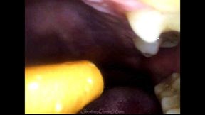 Mouth tour with marlboro 100 inside view