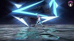 Sexy Teen Android Dancing + Gradual Undressing (3D HENTAI)