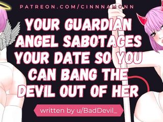 Fucking Your Guardian Beauty and Devil - ASMR Erotic Audio Roleplay - Oral-sex Deepthroat