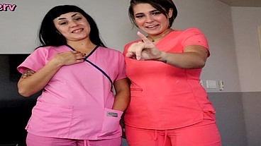 Homecare nurses Faith and Sushii Small Penis Humiliation