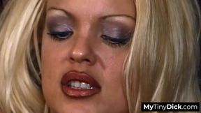 Blow job on bed, finger play, then nasty fellatio&#x1F61C; on tiny prick