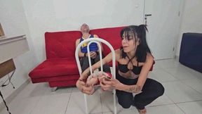 Nathy And Renato - RENATO TICKLED - HD