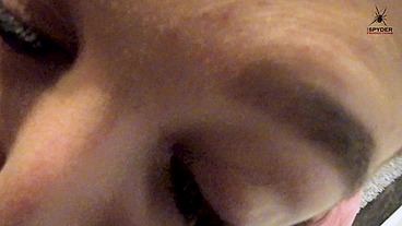 Passing Breezy Bri as she puts on her makeup and I had to try