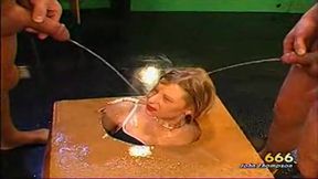 Kinky bitches pissing humiliation fetish porn