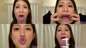 Minaho Ariga - Erotic Long Tongue and Mouth Showing - MOV 1080p