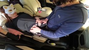 Horny Japanese MILF Reveals Lust in Car, Cuckolds Hubby as He Trains, Remote Toys Blaze the Steamy Path to Her Squirts