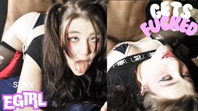 Slurp That Tight A-Hole Egirl's Pussy&#x270C; So Hard She Bleats Like a Bitch