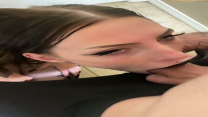 Deepthroat with delicious busty