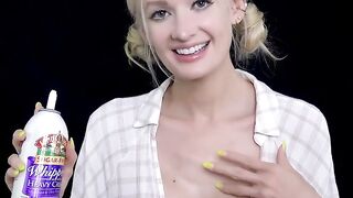 ASMR Whipped Cream Jerk off Instruction