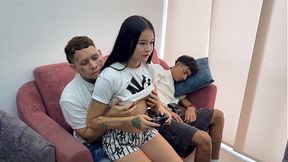 hubby away, guest gives me great sex