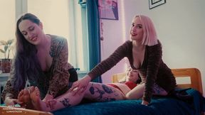 Bound Tickling by Two Dommes 4K