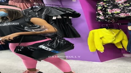 giant ass pink spandex
