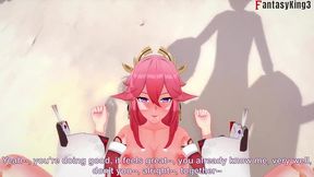 yae miko fucking ahegao face - full pov - genshin impact - full version on ptrn and sheer: fantasyking3 (step, ahegao pink haired girl)