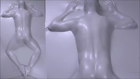 Sealed face down in the skintight vacbed