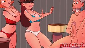 Wedding Anniversary Betrayal: Cheating Slut Wife in Animation