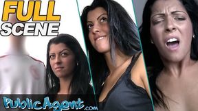 Public Agent Full Scene - 18 year old student takes my cum while her boyfriend waits outside