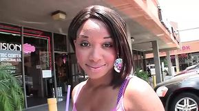 Horny Ebony Didn&#039;t Care Riding Strangers